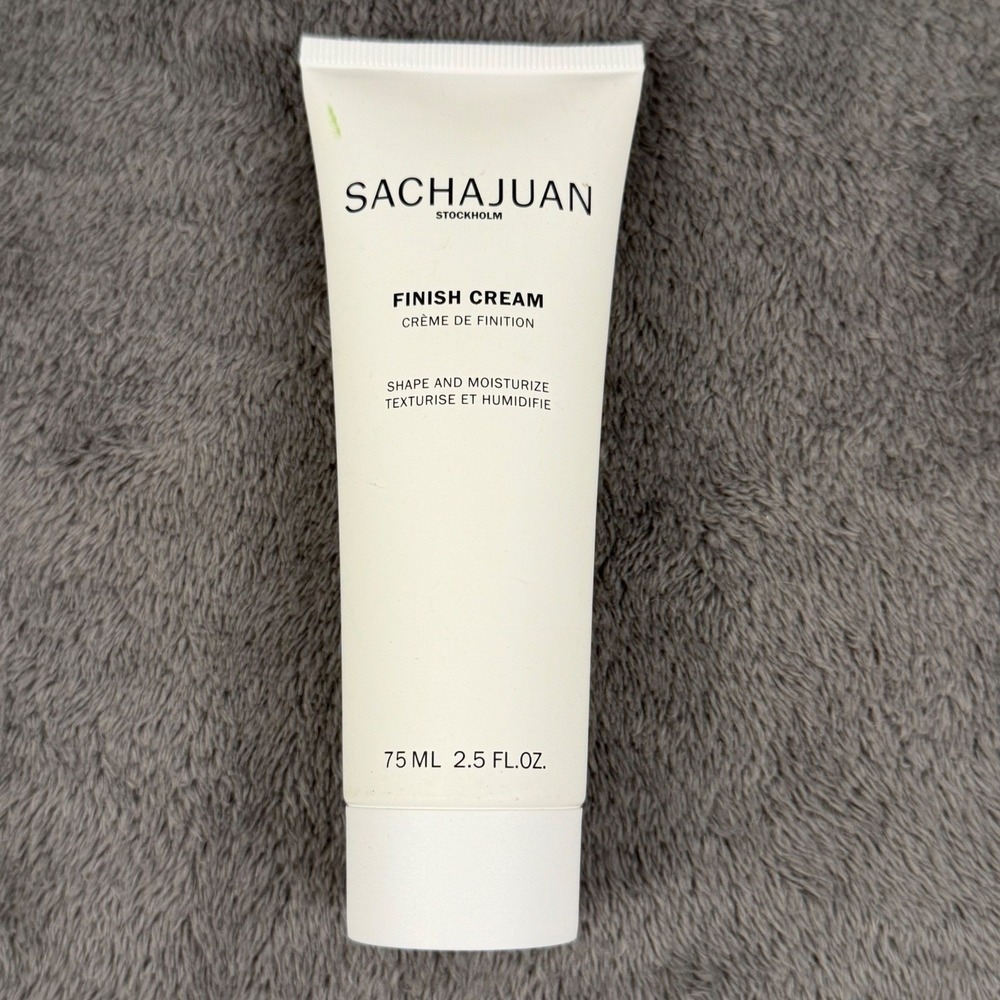 Sachajuan Finish Cream 2.5 oz White Moisturizing Shine Styling Cream NEW
